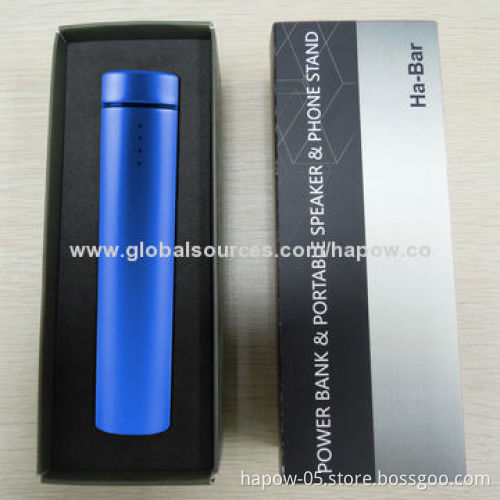 USB Power Bank speaker with battery 3,500/4,000/4,500mAh